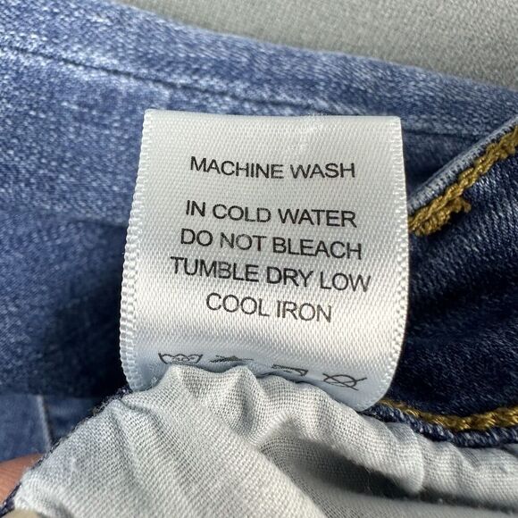 Judy Blue Jeans Womens 3 26 Medium Wash Animal Print Patch Skinny Fit Distressed - Picture 16 of 16